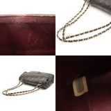 Chanel Lambskin Quilted Medium Double Flap Black