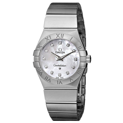 Omega Women's 123.10.27.60.55.001 Constellation Diamond Stainless Steel Watch