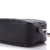 Chanel Calfskin Quilted CC Small Vanity Case Black