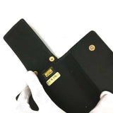 CHANEL Caviar Timeless CC 6 Key Holder Case Black