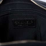 Chanel Calfskin Quilted CC Small Vanity Case Black