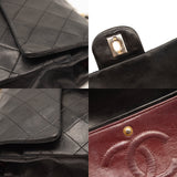 Chanel Lambskin Quilted Medium Double Flap Black