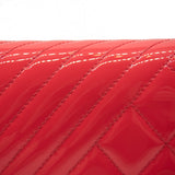 Chanel Quilted Coco Boy Wallet On Chain WOC Patent Leather Pink