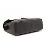 Chanel Lambskin Quilted Medium Double Flap Black