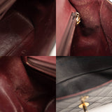 Chanel Lambskin Quilted Medium Double Flap Black