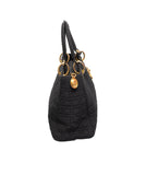 Christian Dior Canage Lady Dior Hand Bag Nylon Black - AWL1649