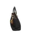 Christian Dior Canage Lady Dior Hand Bag Nylon Black - AWL1649
