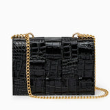 Giselle Croc Embossed Crossbody Bag