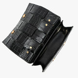 Giselle Croc Embossed Crossbody Bag