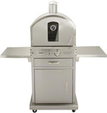 Summerset ‘The Oven’ Outdoor Freestanding Large Capacity Gas Oven with Pizza Stone, Smoker Box and Mobile Cart, 304 Stainless Steel Construction, Natural Gas