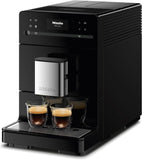 Miele CM 5310 Silence – Automatic coffee machine with OneTouch for Two, Aromatic System, coffee maker, cleaning programs and more, in obsidian black