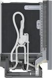 Bosch – 100 Series 24″ Front Control Smart Built-In Hybrid Tub Dishwasher with PureDry, 50 dBA – Stainless Steel