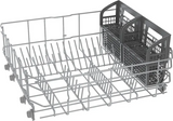 Bosch – 100 Series 24″ Front Control Smart Built-In Hybrid Tub Dishwasher with PureDry, 50 dBA – Stainless Steel