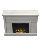 Alaya Wall Mounted Electric Fireplace Sand & Stable Finish