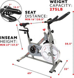 Sunny Health & Fitness Synergy Pro Magnetic Indoor Cycling Bike