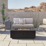 Real Flame Aegean 42″ Rectangle Propane Gas Outdoor Fire Table