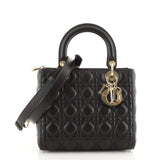 Lady Dior Bag Cannage Quilt Lambskin Medium