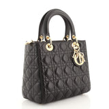 Lady Dior Bag Cannage Quilt Lambskin Medium