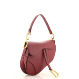 Saddle Handbag Leather Medium