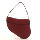 Saddle Handbag Leather Medium