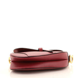 Saddle Handbag Leather Medium