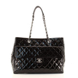 Coco Shine Tote Quilted Patent Large