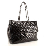 Coco Shine Tote Quilted Patent Large
