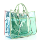 Coco Splash Shopping Tote Quilted PVC With Lambskin Medium