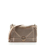 Diorama Flap Bag Cannage Embossed Calfskin Medium