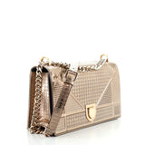 Diorama Flap Bag Cannage Embossed Calfskin Medium