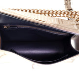 Diorama Flap Bag Cannage Embossed Calfskin Medium