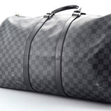 Keepall Bandouliere Bag Damier Graphite 55