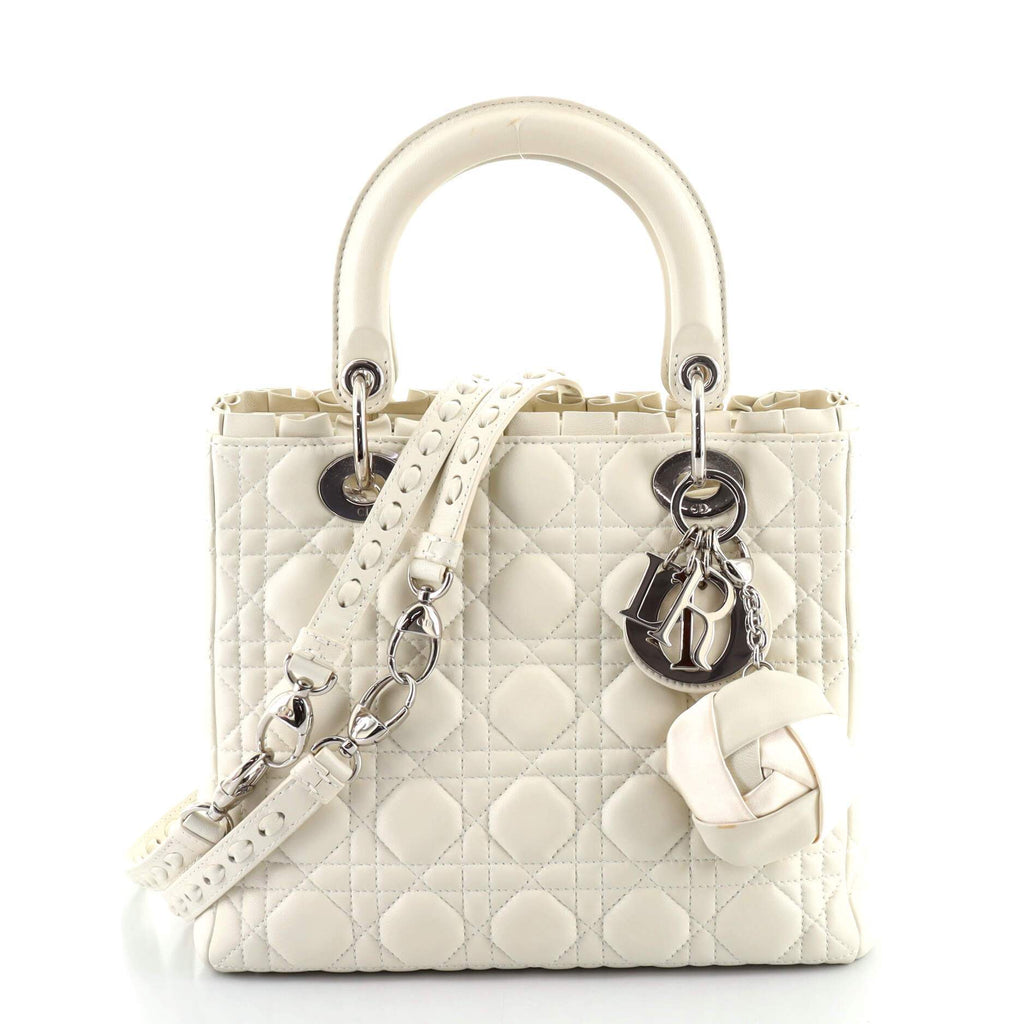 Lady Dior Bag Cannage Quilt Lambskin Medium