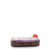 Mini Pochette Accessoires Limited Edition Vivienne Xmas Monogram Canvas