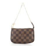 LV Mini Pochette Accessoires Damier Ebene