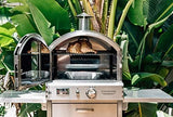 Summerset ‘The Oven’ Outdoor Freestanding Large Capacity Gas Oven with Pizza Stone, Smoker Box and Mobile Cart, 304 Stainless Steel Construction, Natural Gas