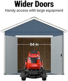 Handy Home Products Rookwood 10×12 Do-It-Yourself Wooden Storage Shed- Does not Include Floor kit, Paint, or Roofing Shingles
