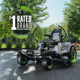 EGO Power+ Electric Riding Lawn Mower, 52″ Deck with Zero Turn Radius, Includes (6) 56V 12.0Ah Batteries and Charger – ZT5207L