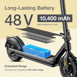 Electric Scooter – VX2 PRO Swiss Engineered Electric Scooters for Adults – 1300W Peak Power 22, 28, 37-Mile Ranges, IPX6 Water Resistant Fast Electric Scooter – 24 Months Support