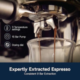 De’Longhi La Specialista Arte Evo Espresso Machine – Compact Cold Brew Coffee Maker with Grinder, Milk Steam Wand/Frother & Tamping Tools – Home Barista Kit for Lattes, Cappuccinos, Iced Coffee