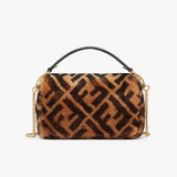 BAGUETTE Brown Sheepskin Bag