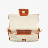BAGUETTE White Canvas FF Bag