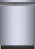 Bosch SHE41CM5N 300 Series 24″ Dishwasher 48 db – Recessed Handle, Stainless Steel