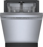 Bosch SHE41CM5N 300 Series 24″ Dishwasher 48 db – Recessed Handle, Stainless Steel