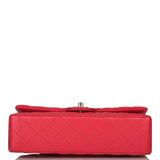 Chanel Medium Classic Double Flap Bag Pink Caviar Light Gold Hardware