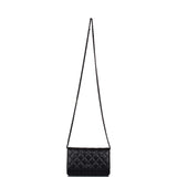 Chanel SO Black Classic Quilted Lambskin Wallet On Chain (WOC) Black Hardware