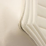 Chanel Old Medium Boy Bag Cream White Chevron