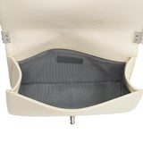 Chanel Old Medium Boy Bag Cream White Chevron