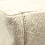 CHANEL Caviar Grand Shopping Tote GST White