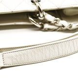 CHANEL Caviar Grand Shopping Tote GST White